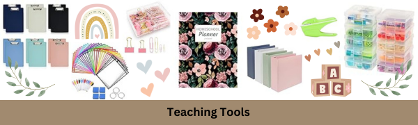 teacher tools for homeschooling banner